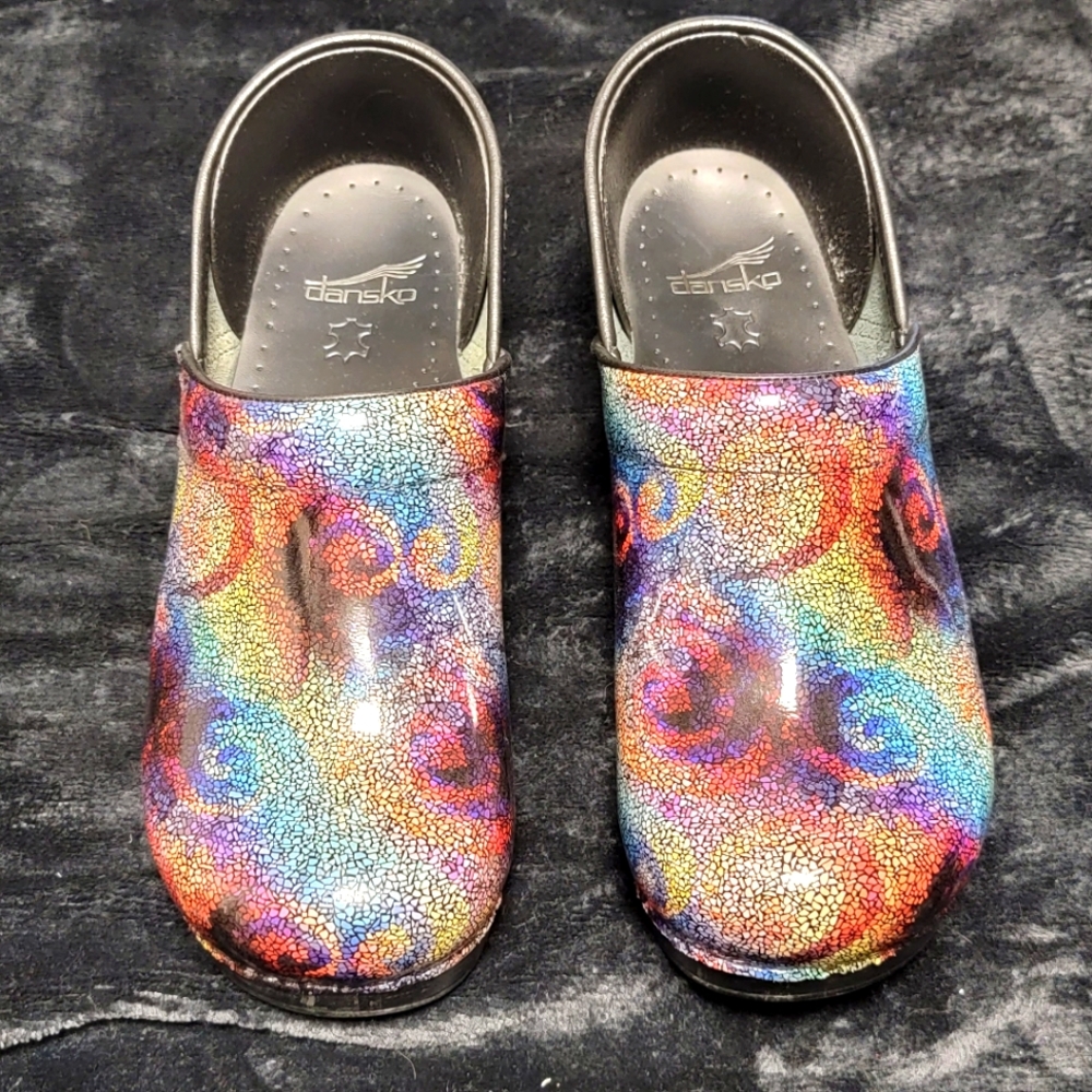 Multicolor Dansko Nursing Shoes / Clogs